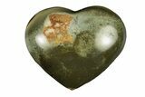 Wide, Polychrome Jasper Heart - Madagascar #268061-1